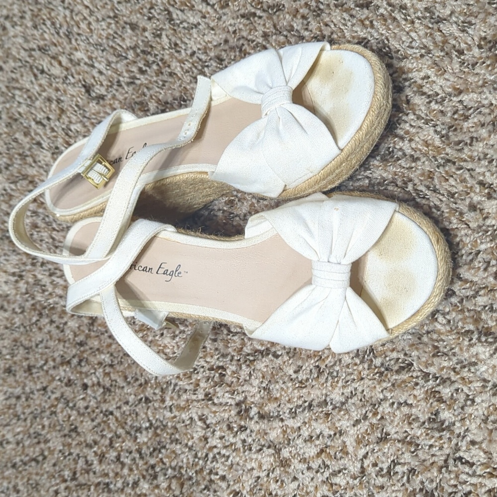 American Eagle wedge sandals